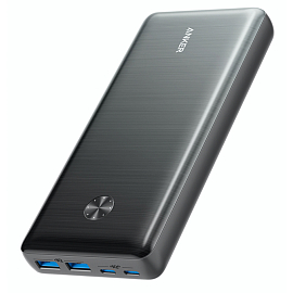 Внешний аккумулятор Anker PowerCore III Elite 26500мАч (2 x Type-C, 2 x USB, быстрая зарядка PD, 87Вт) черный