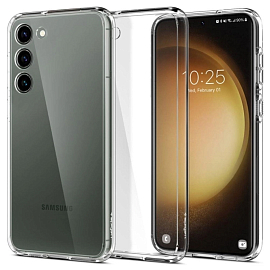 Чехол для Samsung Galaxy S23 гибридный Spigen Ultra Hybrid прозрачный