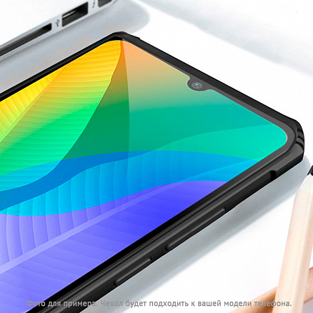 Чехол для Xiaomi Poco X3, X3 Pro гибридный Rzants Beetle Camo черный