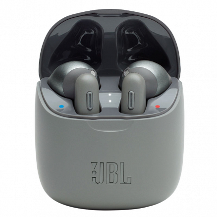 Наушники беспроводные Bluetooth JBL Tune 225 TWS вкладыши серые