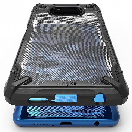 Чехол для Xiaomi Mi 11i, Poco F3 гибридный Ringke Fusion X Design Camo черный