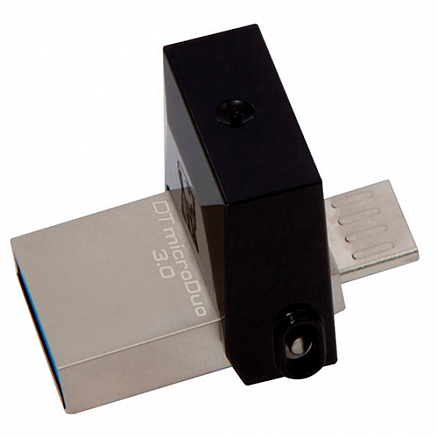 Флешка Kingston DataTraveler microDuo 32Gb два разъема USB 3.0 OTG и MicroUSB