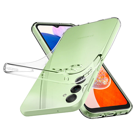 Чехол для Samsung Galaxy A14 5G гелевый ультратонкий Spigen Liquid Crystal прозрачный