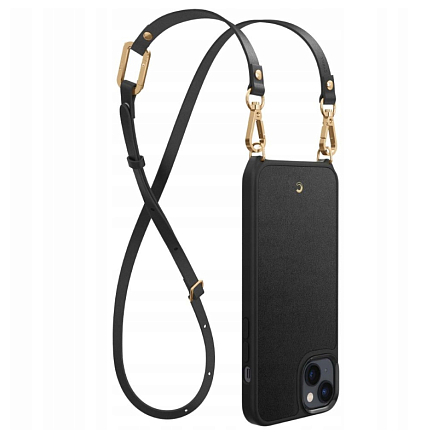 Чехол для iPhone 14 Plus гелевый Spigen Cyrill Classic Charm MagSafe черный