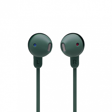Наушники беспроводные Bluetooth JBL Tune T215BT вкладыши с микрофоном и пультом темно-зеленые
