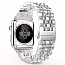 Ремешок-браслет для Apple Watch 42 и 44 мм металлический Nova Metal-7 серебристый