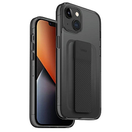 Чехол для iPhone 14 Plus гибридный UNIQ Heldro Mount черный