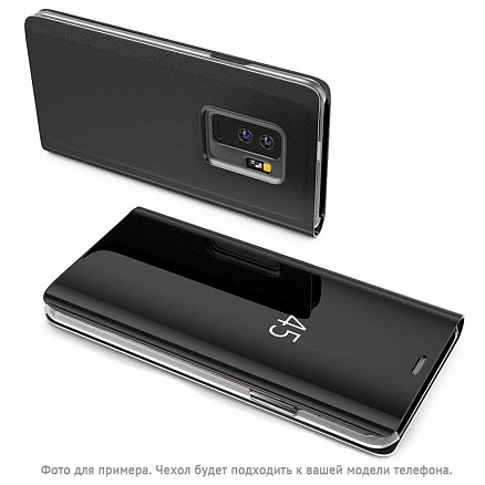 Чехол для Xiaomi Redmi 8 книжка Hurtel Clear View черный