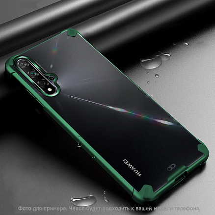 Чехол для Honor 20, Huawei Nova 5T гибридный Rzants Starshine зеленый