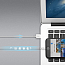 Кабель USB - Lightning для зарядки iPhone 0,5 м 2.4A MFi Ugreen US155 (быстрая зарядка) белый