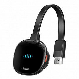 Адаптер (медиаплеер) для передачи изображения на TV Baseus CATPQ-A01 Meteorite Shimmer HDMI 4K Wi-Fi 2.4+5ГГц