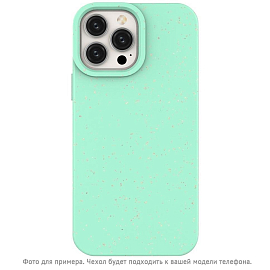 Чехол для iPhone 14 Plus силиконовый Hurtel Eco мятный