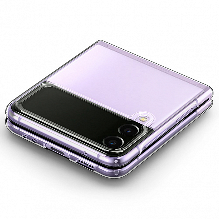 Чехол для Samsung Galaxy Z Flip 3 пластиковый ультратонкий Spigen Air Skin прозрачный