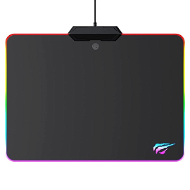 Коврик для мышки Havit MP909 с подсветкой игровой черный