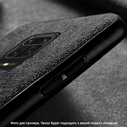 Чехол для Samsung Galaxy A71 гибридный Rzants Velvet черный