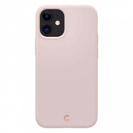 Чехол для iPhone 12 Mini силиконовый Spigen Cyrill Silicone розовый