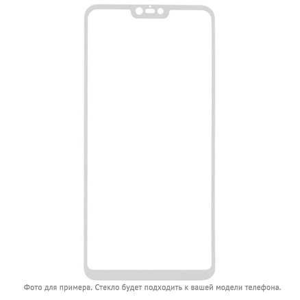 Защитное стекло для Huawei P20 на весь экран противоударное CASE Full Glue белое