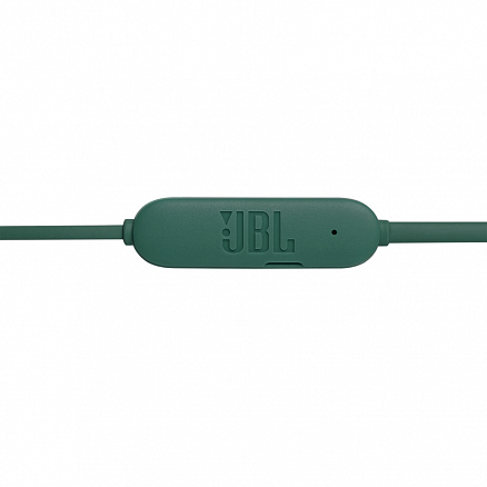 Наушники беспроводные Bluetooth JBL Tune T215BT вкладыши с микрофоном и пультом темно-зеленые