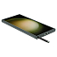 Чехол для Samsung Galaxy S23 Ultra пластиковый тонкий Spigen Thin Fit темно-зеленый