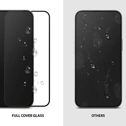 Защитное стекло для iPhone 13 Pro Max на экран противоударное Ringke ID FC черное