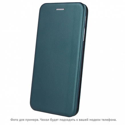 Чехол для Samsung Galaxy A22 кожаный - книжка GreenGo Smart Diva зеленый
