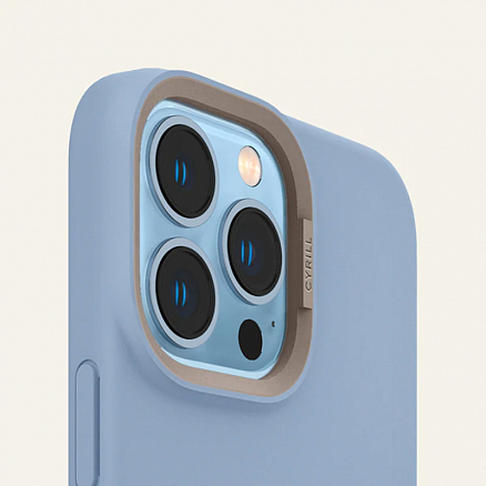 Чехол для iPhone 13 Pro Max гелевый Spigen Cyrill Palette Color Brick голубой