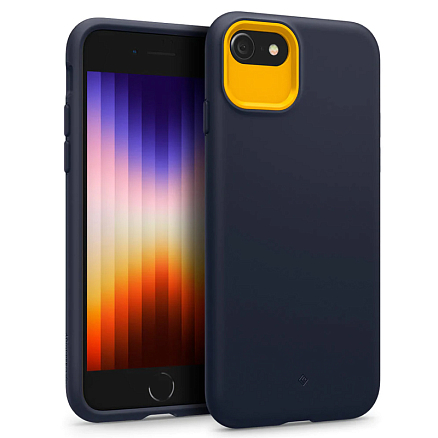 Чехол для iPhone 7, 8, SE 2020, SE 2022 противоударный Spigen Caseology Nano Pop синий