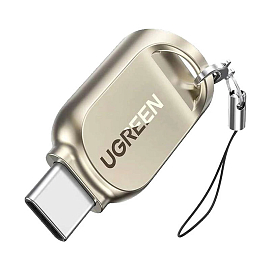 Картридер Type-C для MicroSD Ugreen CM331 золотистый