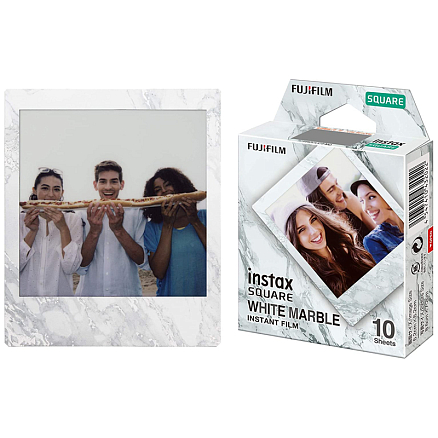 Картридж с фотопленкой для Fujifilm Instax Square White Marble на 10 снимков