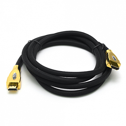 Кабель HDMI - HDMI (папа - папа) длина 2 м версия 2.0 Dtech