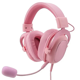 Наушники Havit H2002D полноразмерные с микрофоном игровые розовые