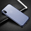Чехол для iPhone X, XS ультратонкий мягкий Baseus Simple прозрачный синий