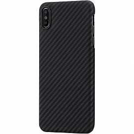 Чехол для iPhone X, XS кевларовый тонкий Pitaka MagEZ черно-серый