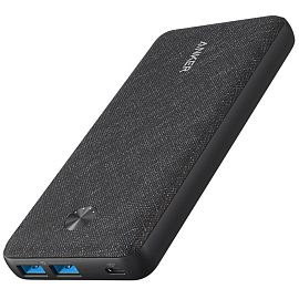 Внешний аккумулятор Anker PowerCore III Sense 20000мАч (2xUSB, Type-C, быстрая зарядка PD, IQ, ток 3А, 18Вт) черный