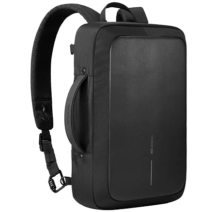 Рюкзак XD Design Bobby Bizz 2.0 с отделением для ноутбука до 16 дюймов и USB портом антивор черный