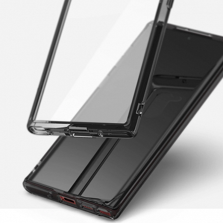 Чехол для Samsung Galaxy Note 10 гибридный Ringke Fusion прозрачно-черный