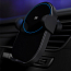 Держатель автомобильный в решетку обдува с беспроводной зарядкой (быстрая) и сервоприводом Xiaomi Mi Wireless Car Charger черное