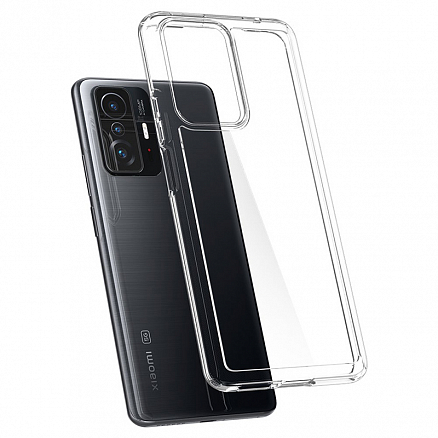 Чехол для Xiaomi 11T, 11T Pro гибридный Spigen Ultra Hybrid прозрачный