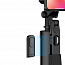 Монопод-стабилизатор Bluetooth 1-осевой с кнопкой, треногой и подсветкой Nova A21 (длина 160 см) черный