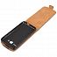 Чехол для Alcatel One Touch Pixi 4 кожаный - блокнот Forever Sligo Plus New черный