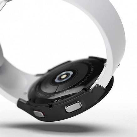 Чехол для Samsung Galaxy Watch 4 40 мм ультратонкий пластиковый Ringke Slim 2 шт. черный матовый + прозрачный