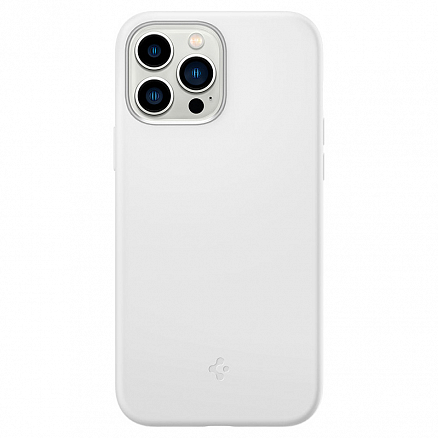 Чехол для iPhone 13 Pro Max силиконовый Spigen Silicone Fit белый