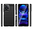 Чехол для Xiaomi Poco X5 Pro 5G, Redmi Note 12 Pro гелевый Hurtel Carbon черный