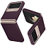 Чехол для Samsung Galaxy Z Flip 4 гибридный Spigen Caseology Nano Pop бордовый