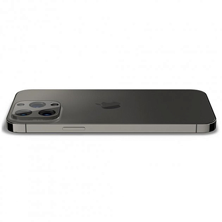 Защитное стекло на камеру для iPhone 13 Pro, 13 Pro Max Spigen Optik.TR черное 2 шт.