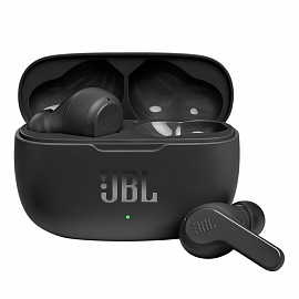 Наушники TWS беспроводные Bluetooth JBL Wave 200 вакуумные с микрофоном черные