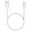 Кабель USB - Lightning для зарядки iPhone 2 м 2.4А MFi плетеный Ugreen US199 серебристый