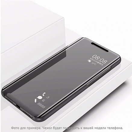 Чехол для Xiaomi Redmi Note 8T книжка Hurtel Clear View черный