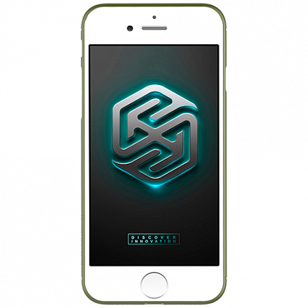Чехол для iPhone 7, 8 карбоновый Synthetic Fiber Nillkin зеленый