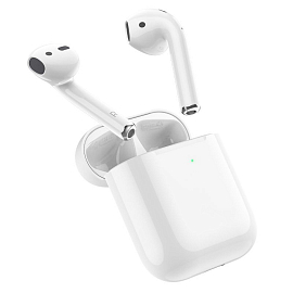 Наушники TWS беспроводные Bluetooth Borofone BW31 вкладыши с микрофоном белые